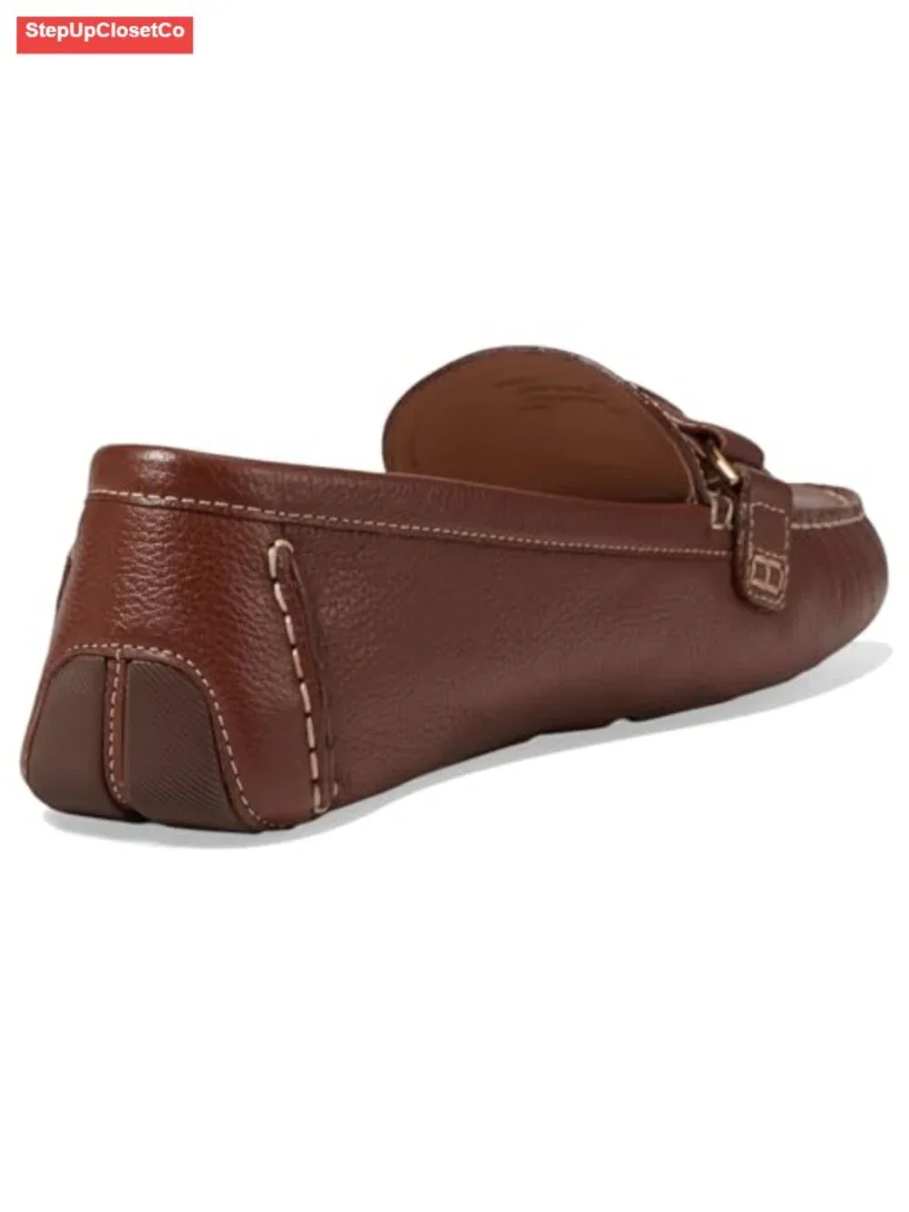 Embroidered Knot Driver Loafers with Cushioned Insole